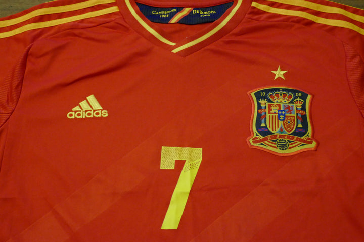Espagne 2012 - David Villa - Maillot _ (S) #02324