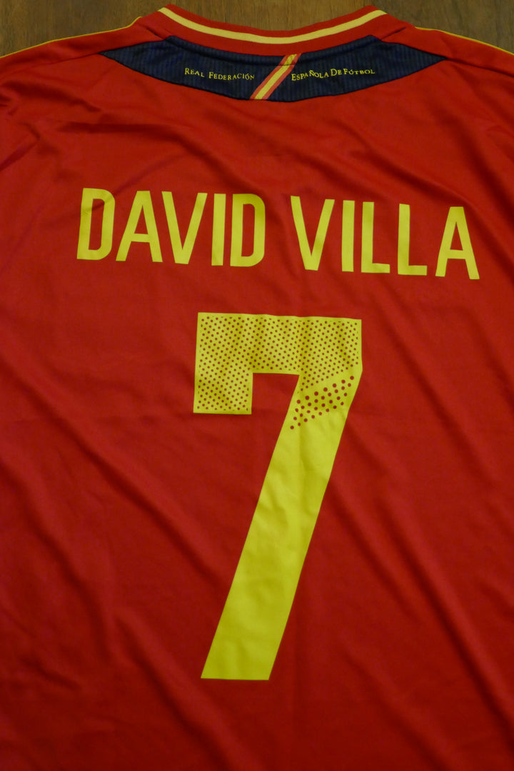 Espagne 2012 - David Villa - Maillot _ (S) #02324