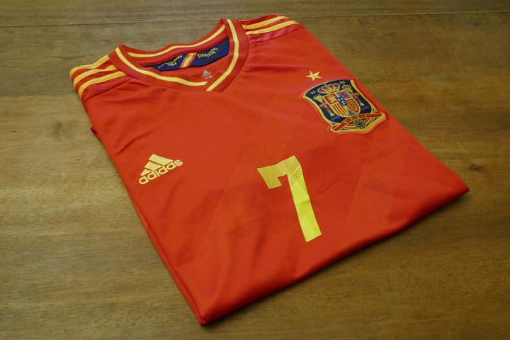 Espagne 2012 - David Villa - Maillot _ (S) #02324