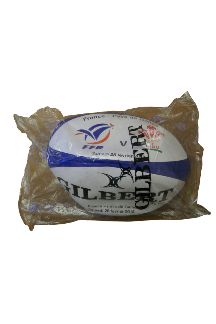 France - Pays de Galles - Ballon tournoi des VI nations 2015 #02373