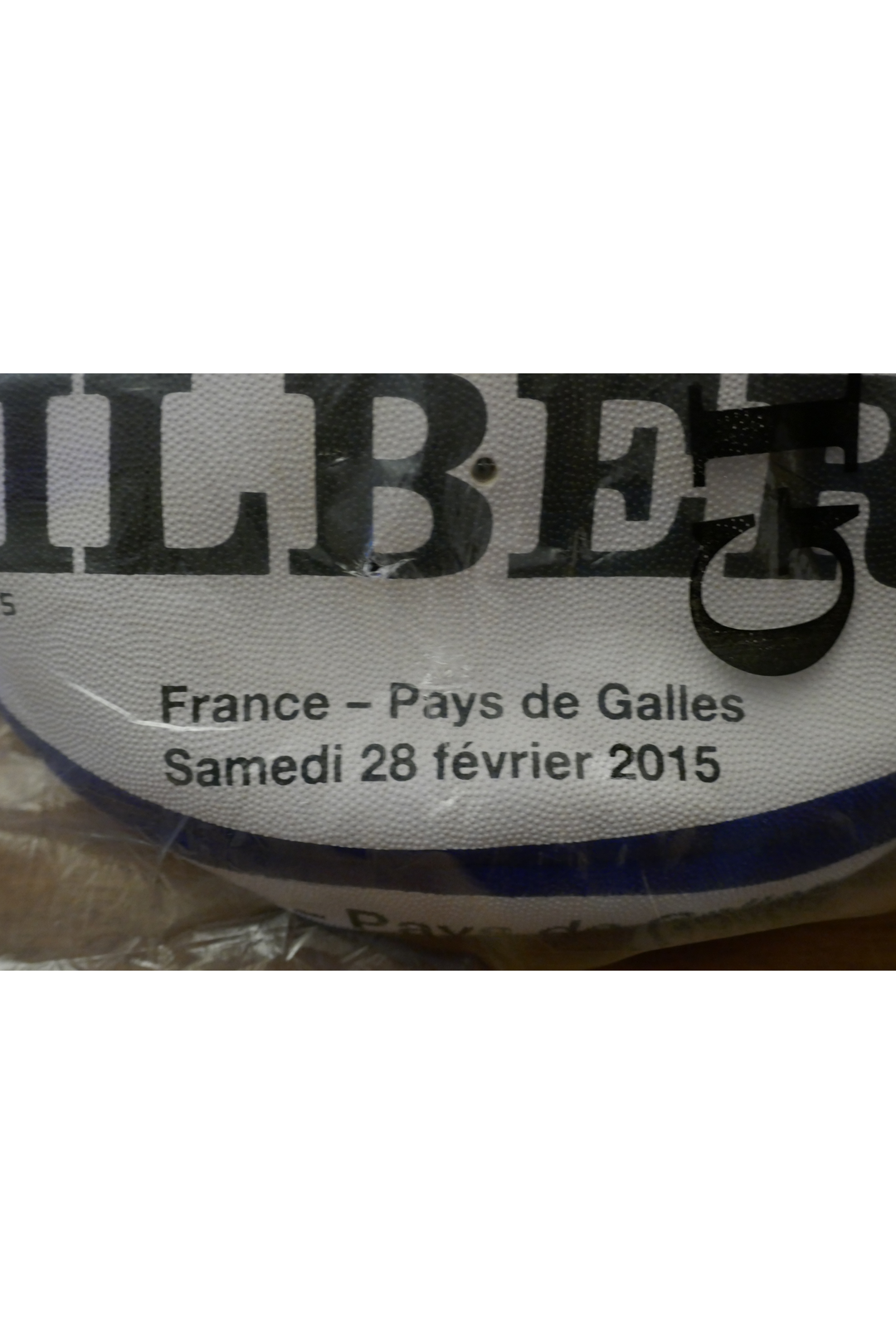France - Pays de Galles - Ballon tournoi des VI nations 2015 #02373