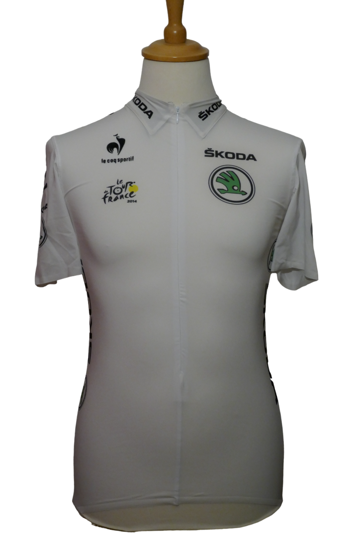 Tour de France 2014 - Maillot blanc _ (XL) #02394 (abimé)