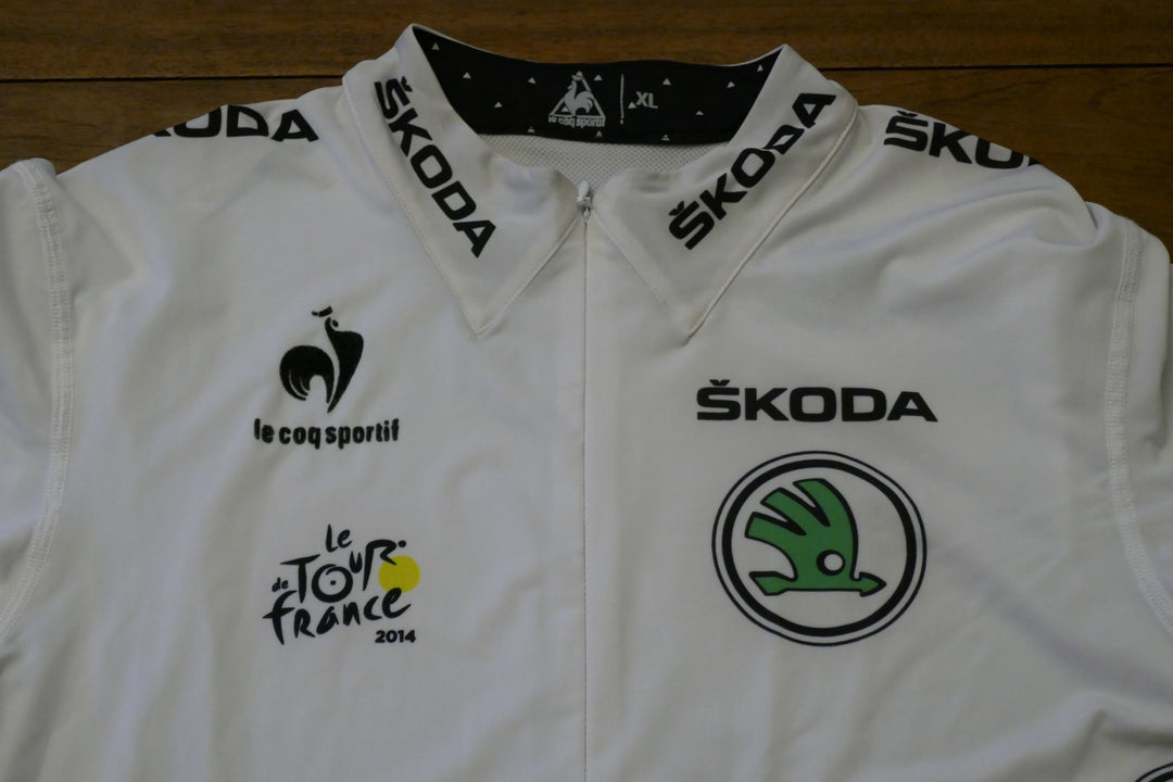 Tour de France 2014 - Maillot blanc _ (XL) #02394 (abimé)