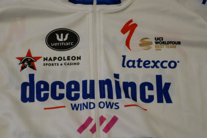 Quick Step 2019 - Elia Viviani - Maillot Champion d'Europe _ (3XL) #02377
