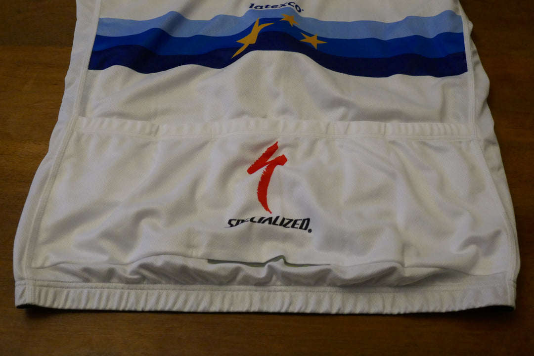Quick Step 2019 - Elia Viviani - Maillot Champion d'Europe _ (3XL) #02377