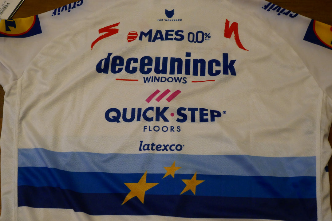 Quick Step 2019 - Elia Viviani - Maillot Champion d'Europe _ (3XL) #02377