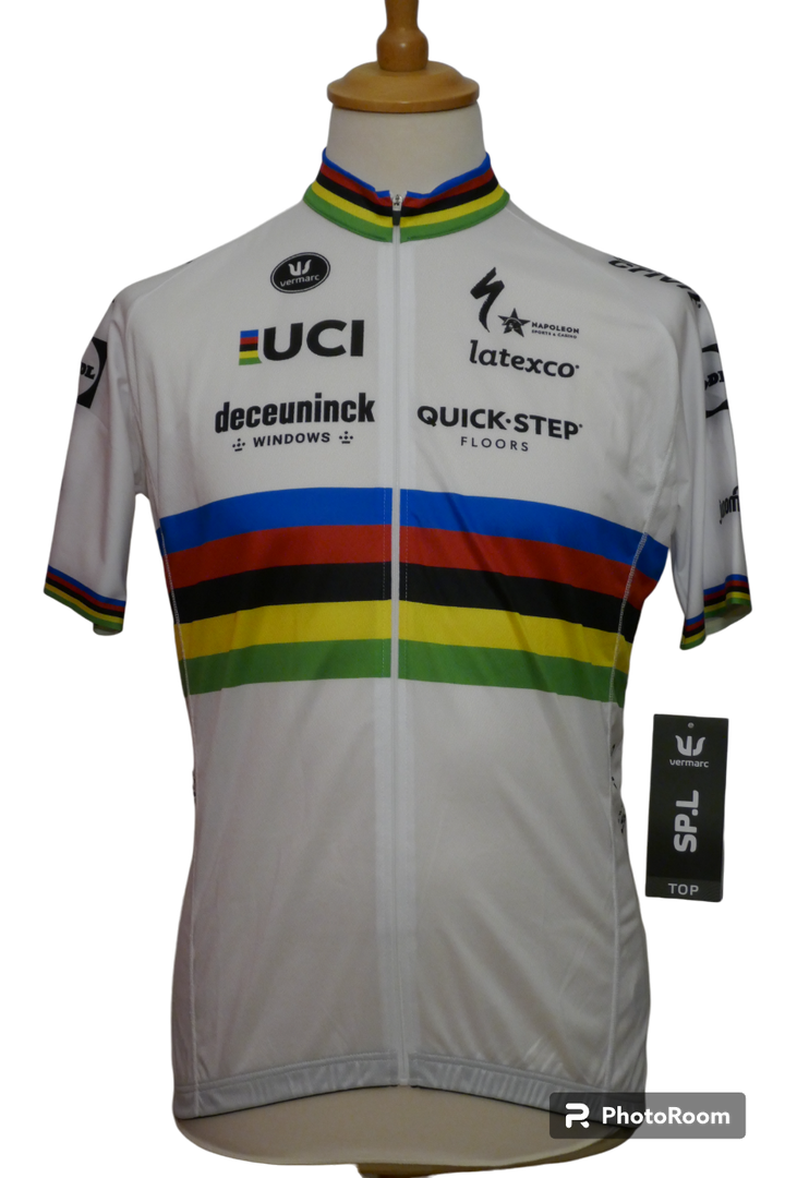 Quick Step - Julian Alaphilippe - Maillot Champion du monde 2020 _ (3XL) #02383