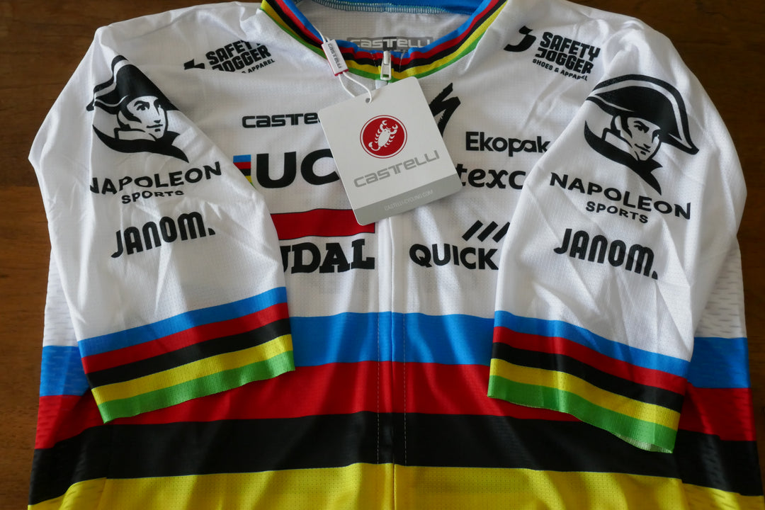 Quick Step 2022 - Remco Evenepoel - Maillot Champion du monde _ (M) #02404