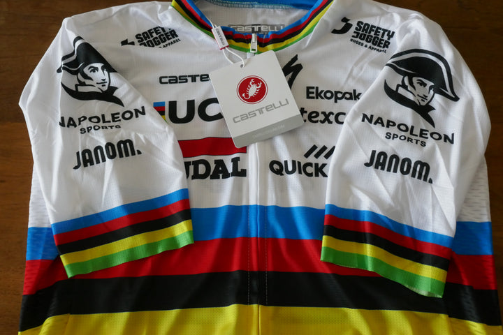 Quick Step 2022 - Remco Evenepoel - Maillot Champion du monde _ (M) #02404