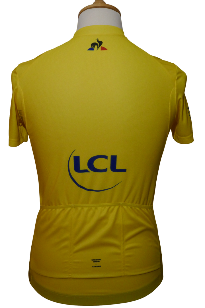 Tour de France 2019 - Mike Teunissen - Maillot jaune Arc de Triomphe signé _ (S) #02402