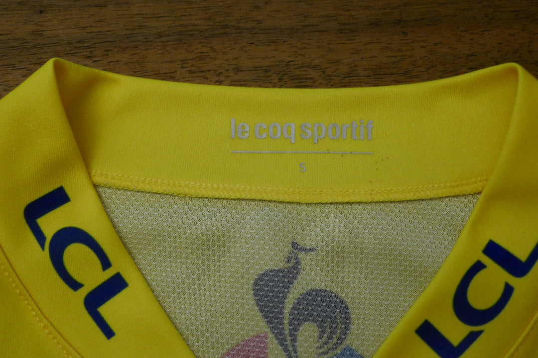 Tour de France 2019 - Mike Teunissen - Maillot jaune Arc de Triomphe signé _ (S) #02402