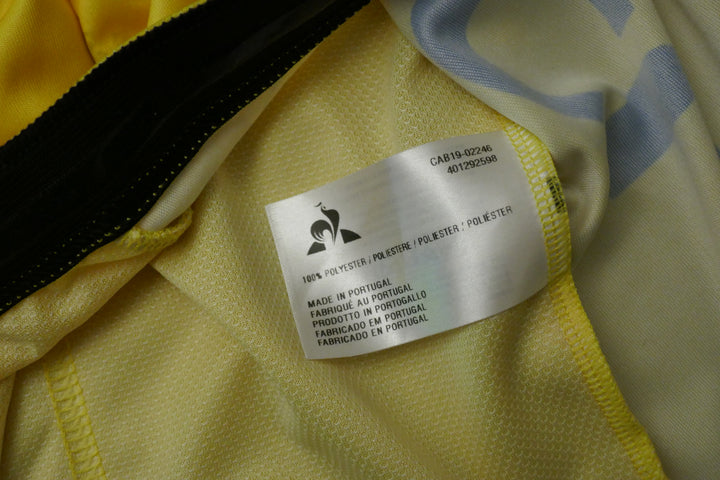 Tour de France 2019 - Mike Teunissen - Maillot jaune Arc de Triomphe signé _ (S) #02402
