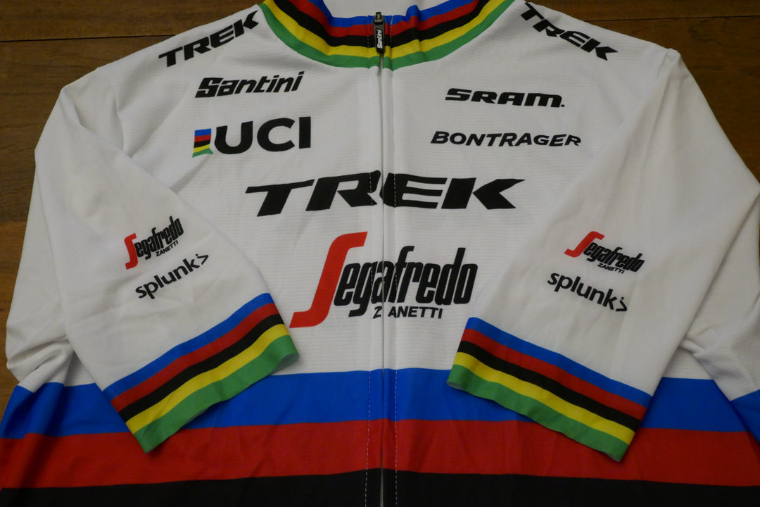 Trek Segafredo 2019 - Mads Pedersen - Maillot Champion du monde _ (XL) #02391