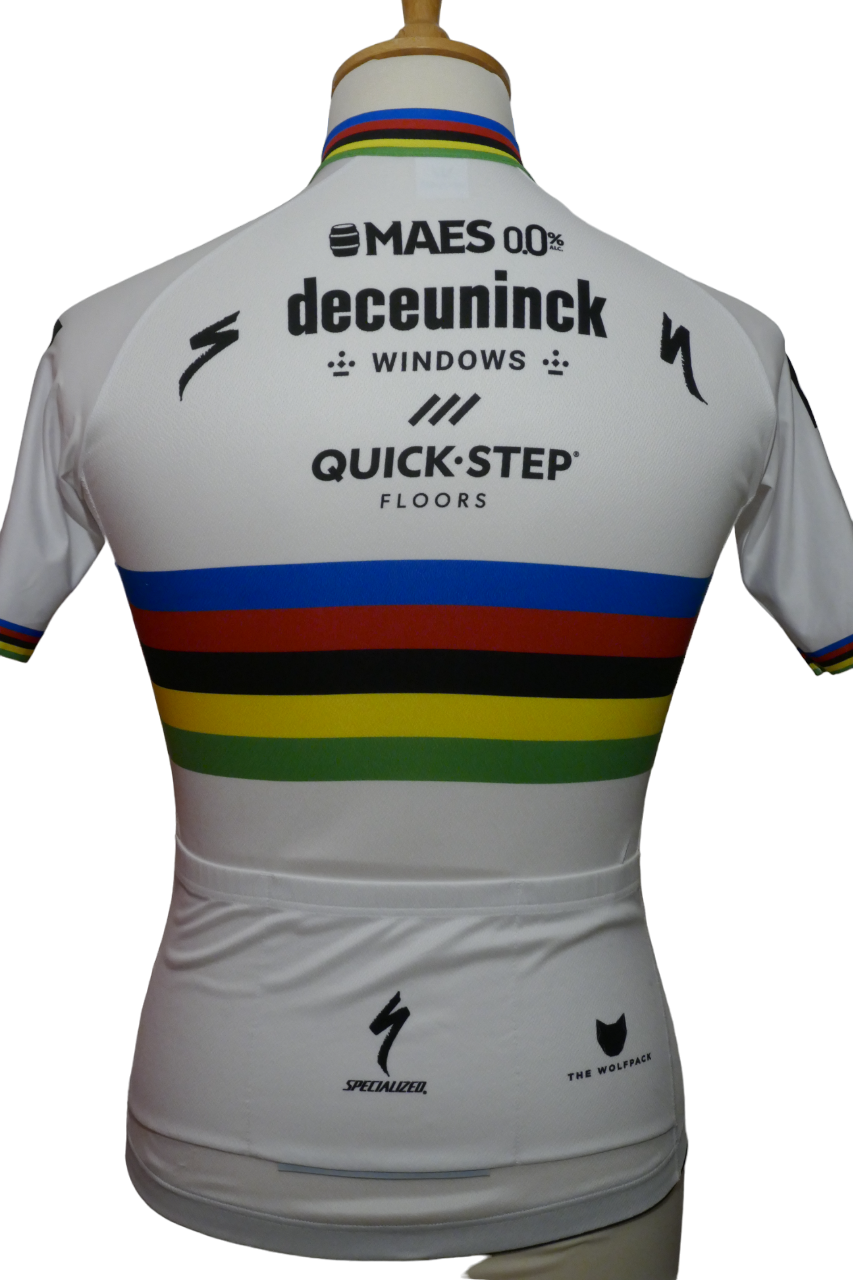 Maillot quick step champion du monde hotsell