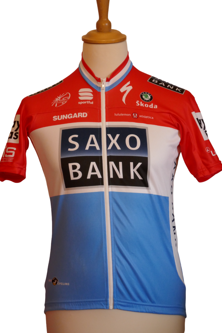 Saxo Bank 2010 - Andy Schleck - Maillot du Luxembourg _ (L) #01622