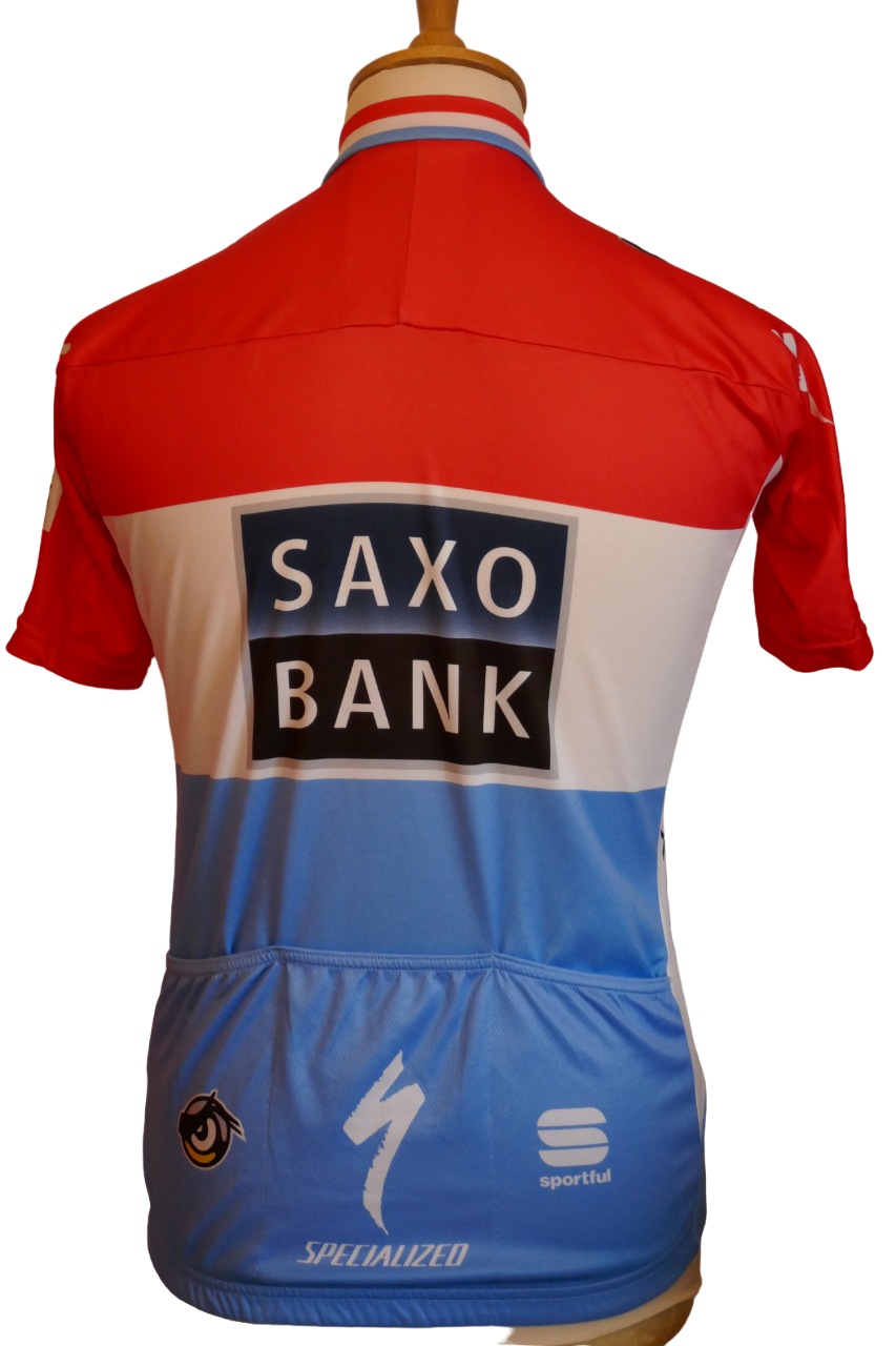 Saxo Bank 2010 - Andy Schleck - Maillot du Luxembourg _ (L) #01622