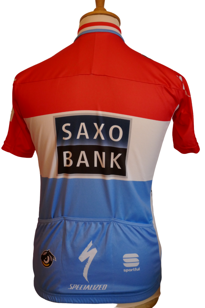 Saxo Bank 2010 - Andy Schleck - Maillot du Luxembourg _ (L) #01622
