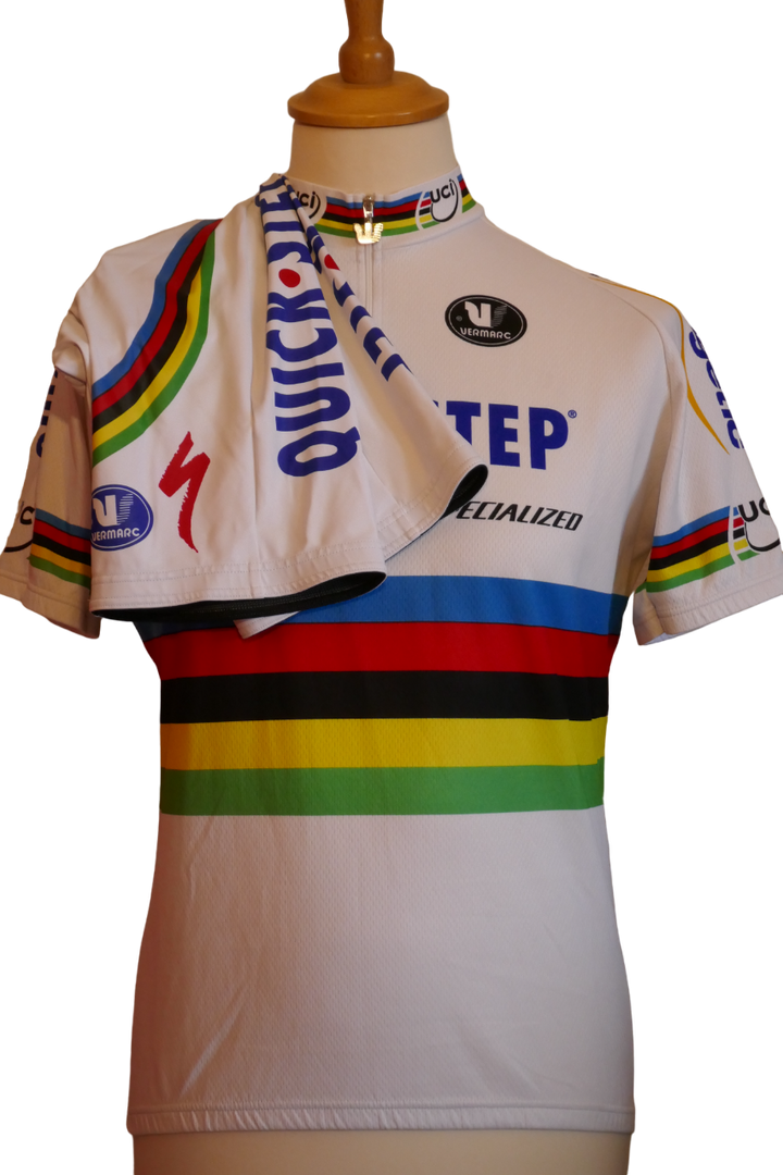 Quick Step 2006 - Paolo Bettini - Maillot & Cuissard Champion du monde _ (XL) #01515