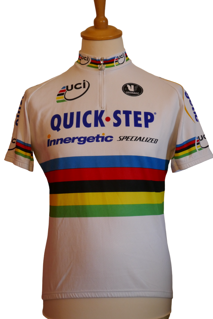 Quick Step 2006 - Paolo Bettini - Maillot & Cuissard Champion du monde _ (XL) #01515