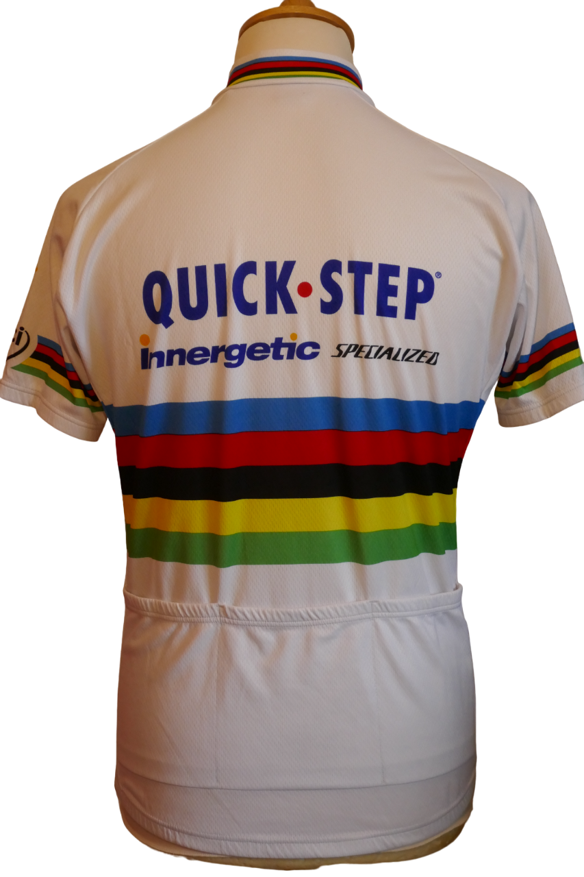 Quick Step 2006 - Paolo Bettini - Maillot & Cuissard Champion du monde _ (XL) #01515