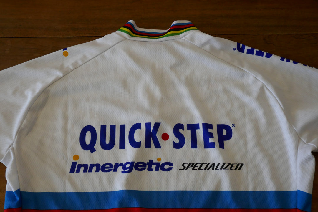 Quick Step 2006 - Paolo Bettini - Maillot & Cuissard Champion du monde _ (XL) #01515