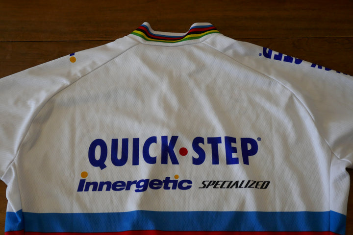 Quick Step 2006 - Paolo Bettini - Maillot & Cuissard Champion du monde _ (XL) #01515