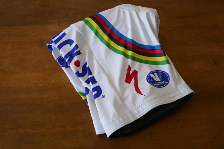 Quick Step 2006 - Paolo Bettini - Maillot & Cuissard Champion du monde _ (XL) #01515