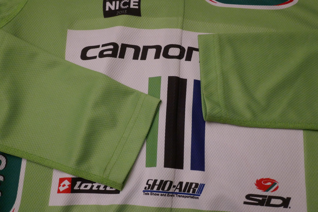 Paris Nice 2013 - Cannondale - Elia Viviani - Maillot distinctif protocolaire Signé _ (XL) #02426