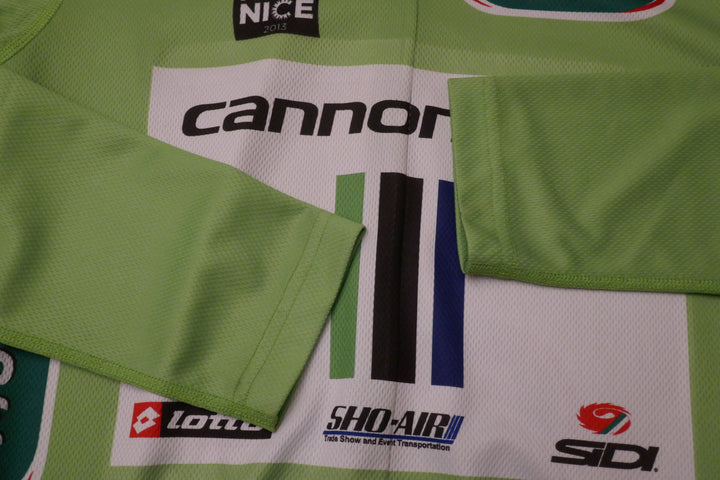 Paris Nice 2013 - Cannondale - Elia Viviani - Maillot distinctif protocolaire Signé _ (XL) #02426