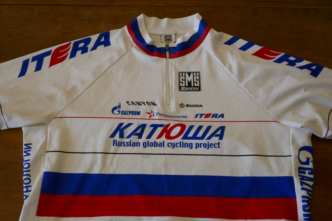 Katusha 2012 - Dennis Menchov - Maillot Champion de Russie _ (XXL) #02441