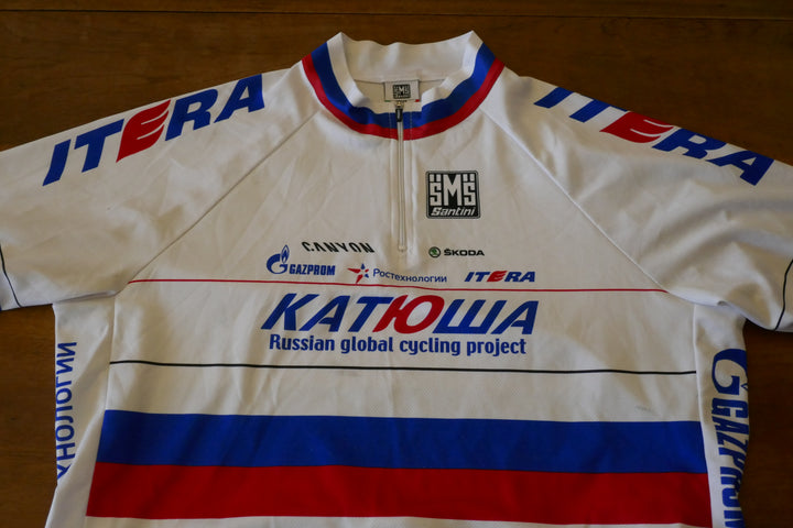 Katusha 2012 - Dennis Menchov - Maillot Champion de Russie _ (XXL) #02441