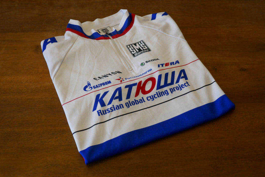 Katusha 2012 - Dennis Menchov - Maillot Champion de Russie _ (XXL) #02441