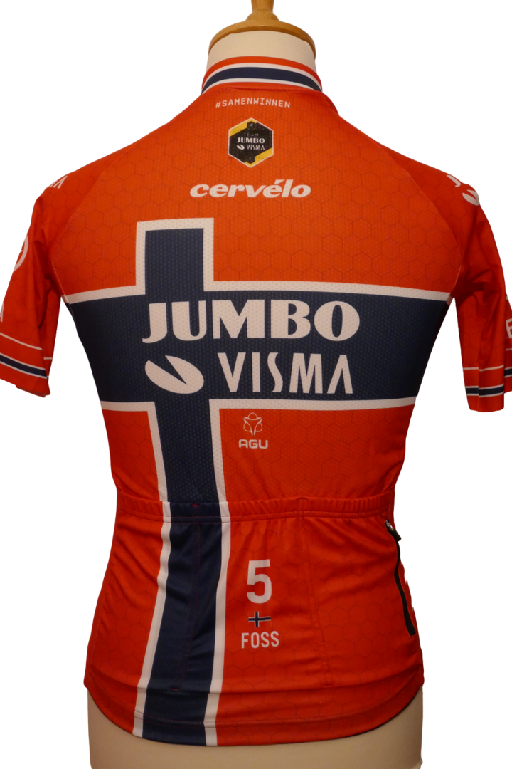 Jumbo Visma 2021  - Tobias Foss - Maillot Champion de Norvège _ (XS) #02472