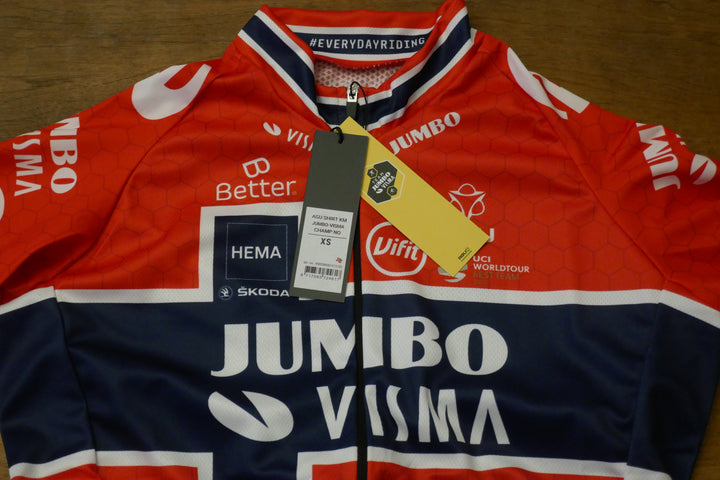 Jumbo Visma 2021  - Tobias Foss - Maillot Champion de Norvège _ (XS) #02472