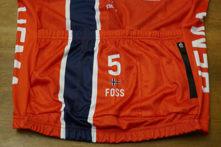 Jumbo Visma 2021  - Tobias Foss - Maillot Champion de Norvège _ (XS) #02472