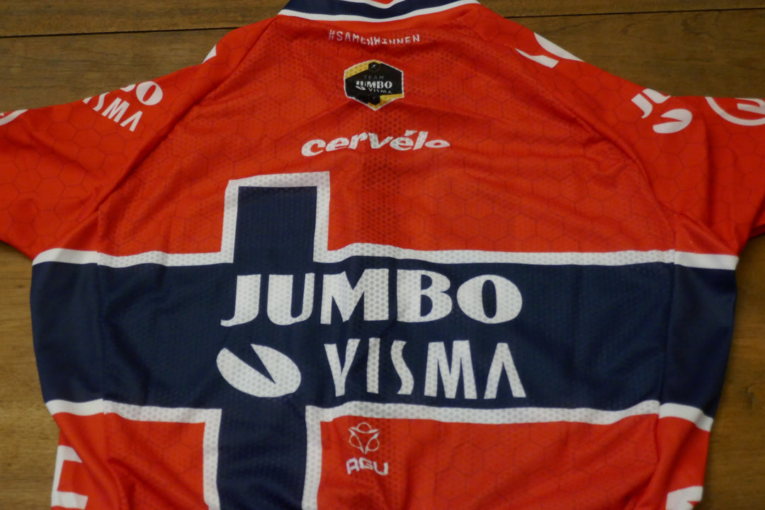 Jumbo Visma 2021  - Tobias Foss - Maillot Champion de Norvège _ (XS) #02472