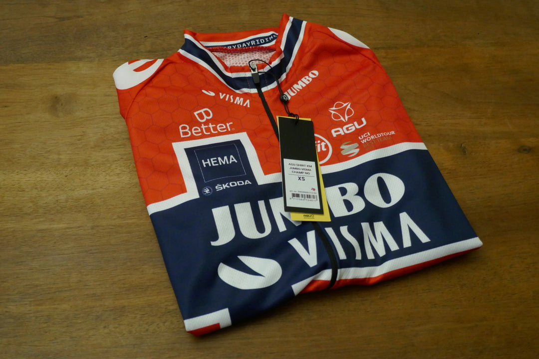 Jumbo Visma 2021  - Tobias Foss - Maillot Champion de Norvège _ (XS) #02472