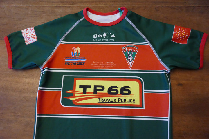 Pia Rugby XIII 2010/11 - Karim Belkhiri - Maillot _ (S) #02531