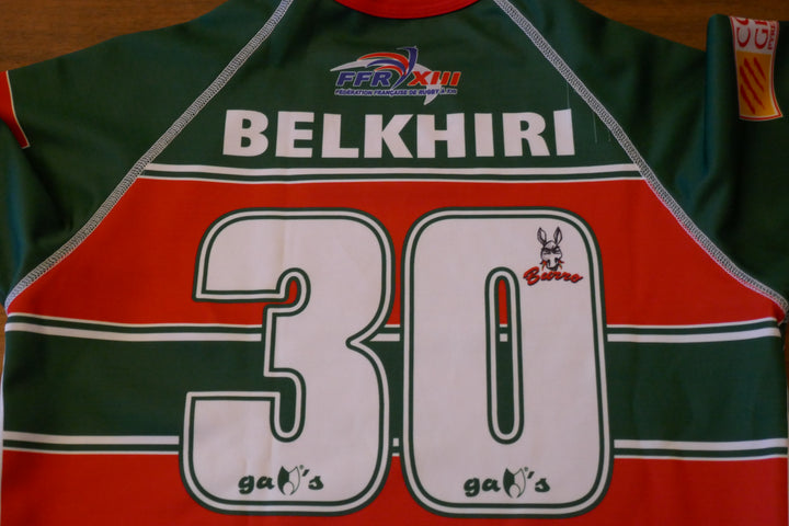 Pia Rugby XIII 2010/11 - Karim Belkhiri - Maillot _ (S) #02531