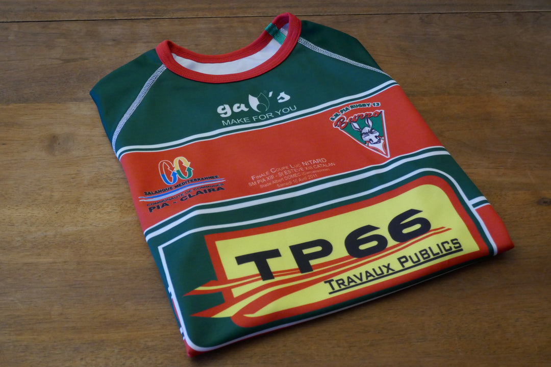 Pia Rugby XIII 2010/11 - Karim Belkhiri - Maillot _ (S) #02531