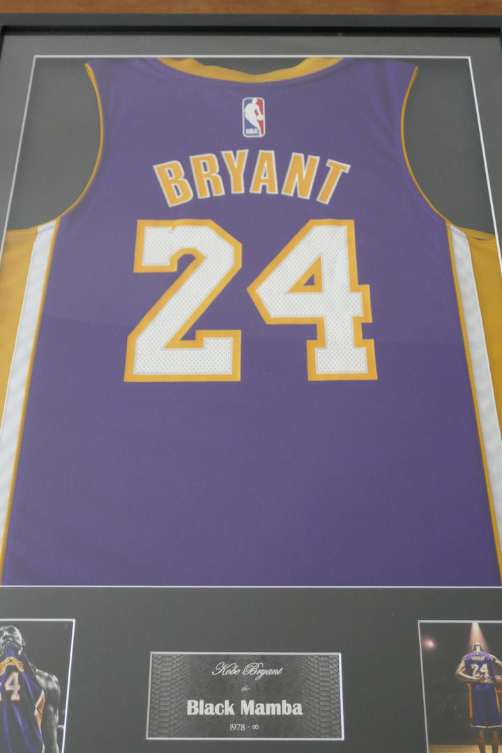 Los Angeles Lakers - Kobe Bryant - Maillot Encadré _ #01433