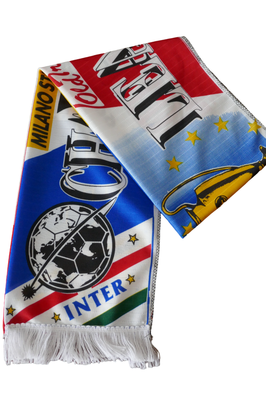 Inter Milan - Manchester United - Echarpe 1/4 Champions League 98/99 _ #02653