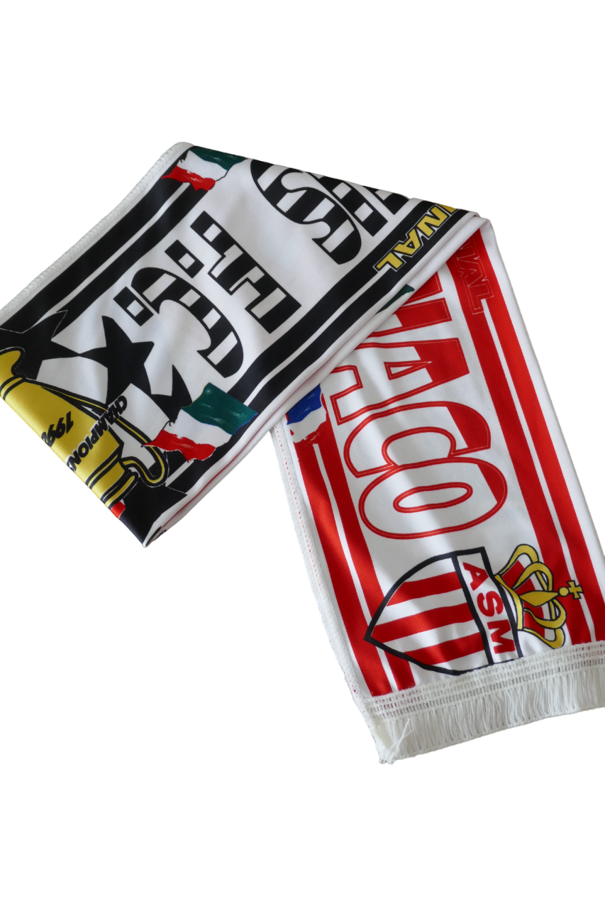 Juventus Turin - AS Monaco - Echarpe 1/2 Champions League 97/98 _ #02652