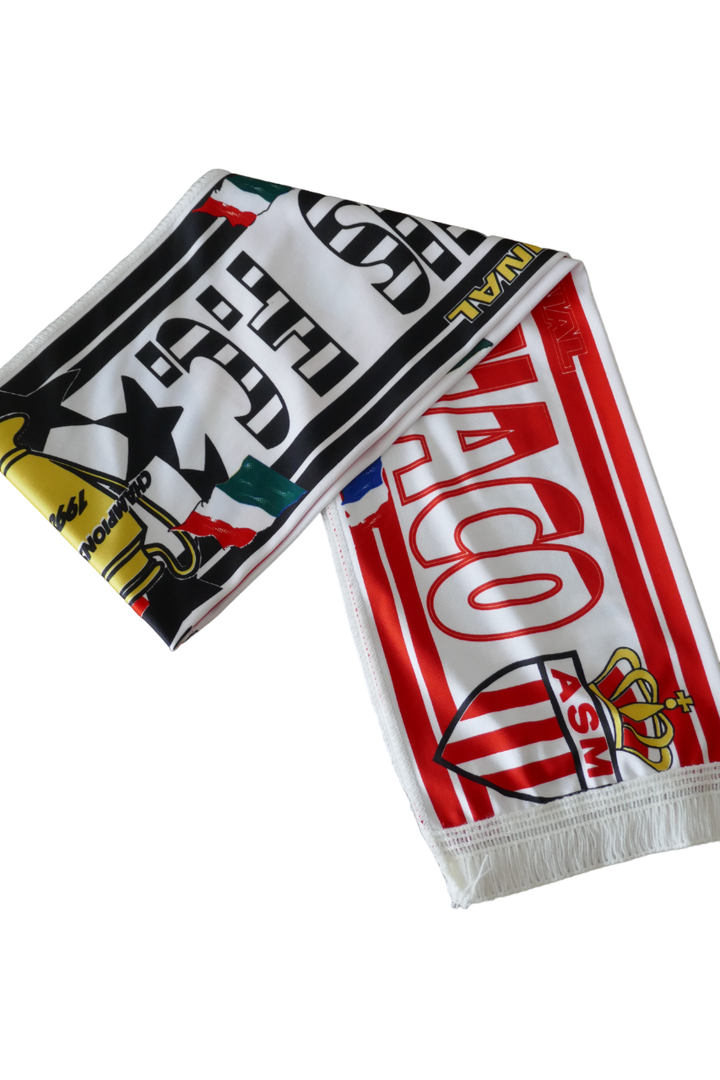 Juventus Turin - AS Monaco - Echarpe 1/2 Champions League 97/98 _ #02652