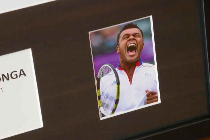 Tennis - Jo-Wilfried Tsonga - France - Maillot Jeux Olympiques 22012 - signé et Encadré _ #00960