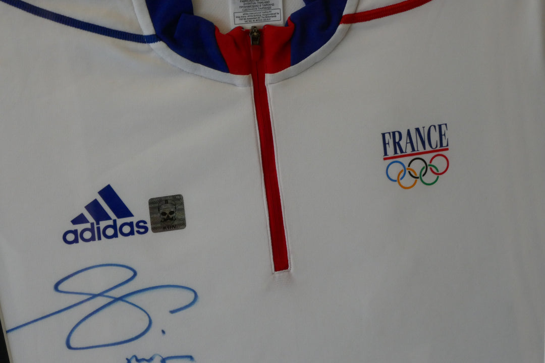 Tennis - Jo-Wilfried Tsonga - France - Maillot Jeux Olympiques 22012 - signé et Encadré _ #00960