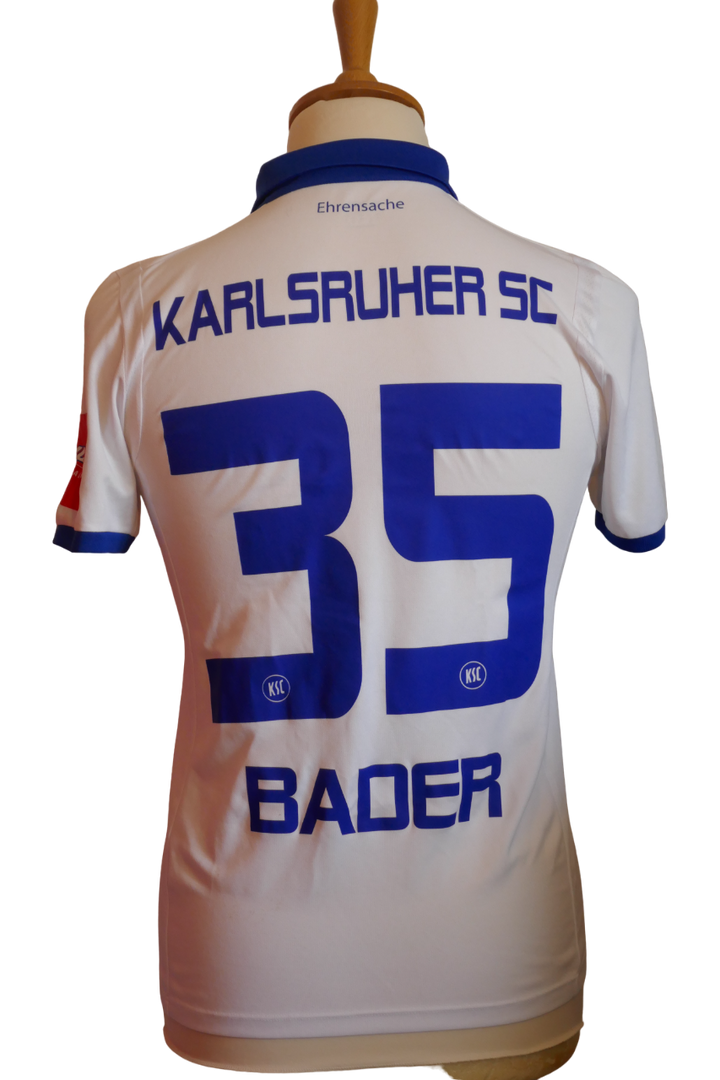 Karlsruher SC - Matthias Bader - Maillot 2017/18 _ (S) #02724