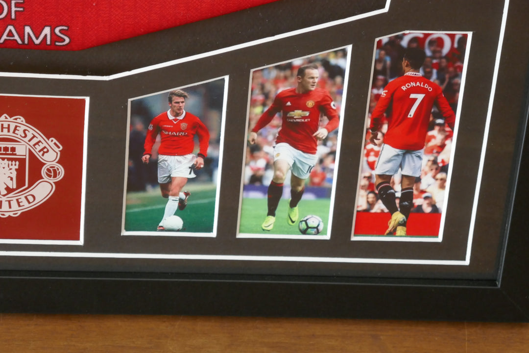 Manchester United - Maillot 1996/97 Encadré _ #02623