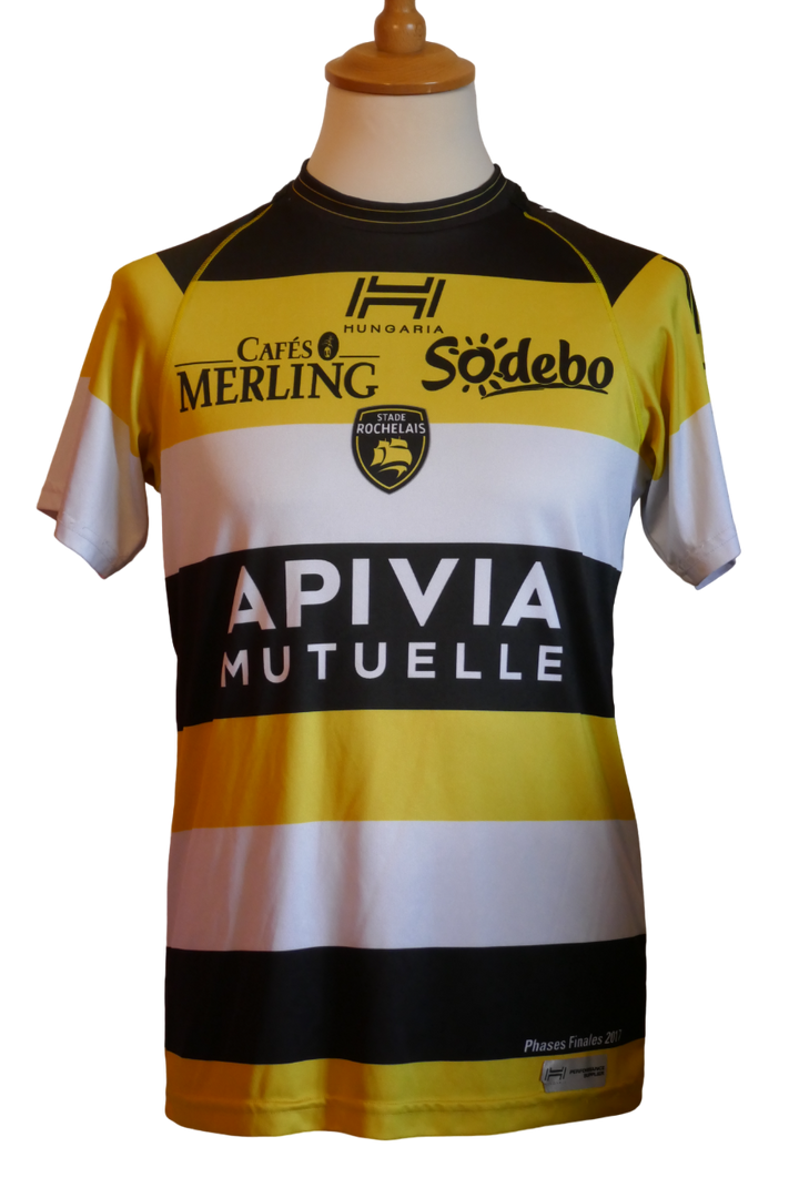 Stade Rochelais 2016/17 - Romain Sazy - Maillot _ (M) #02764