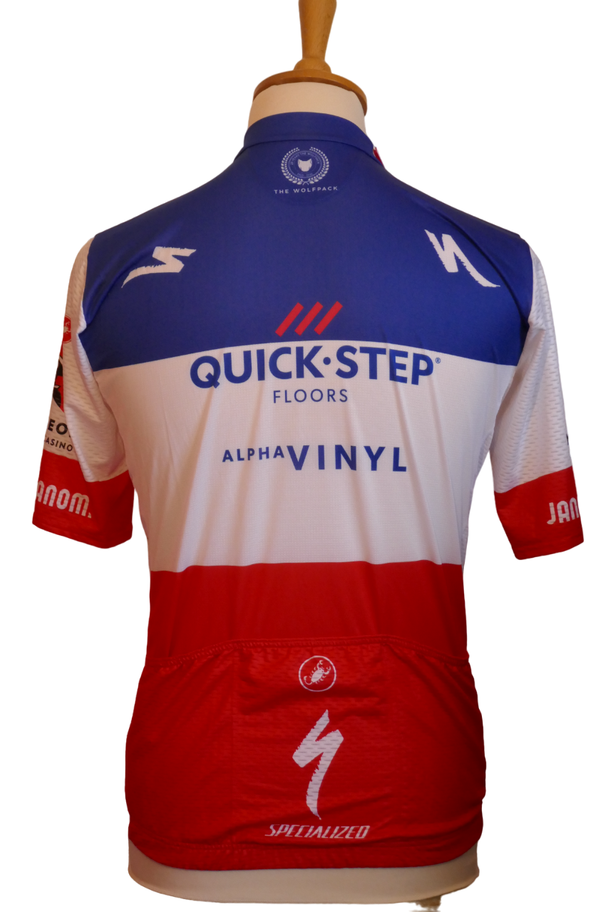 Quick Step 2022 - Florian Senechal - Maillot Champion de France signé _ (XL) #02346